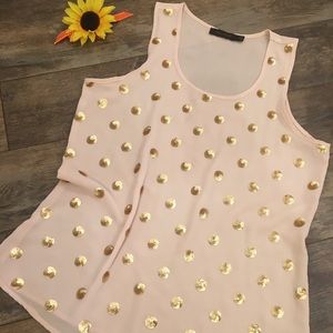 💜2/$20💜 The Limited sheer sequined tank